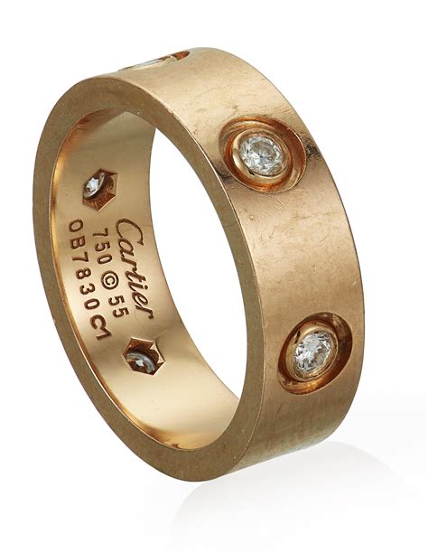 cartier love ring goud